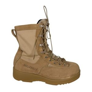 Belleville 330 DES ST Steel Toe Suede Combat Boots Mens 10 R Outdoors Made USA